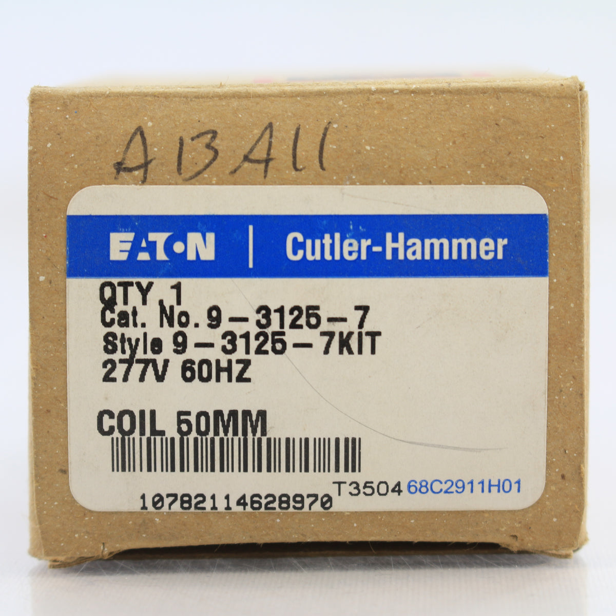 Eaton 277V 15/25/30/40A 2-pole 3-pole 50mm Motor Control Renewal Coil 9-3125-7