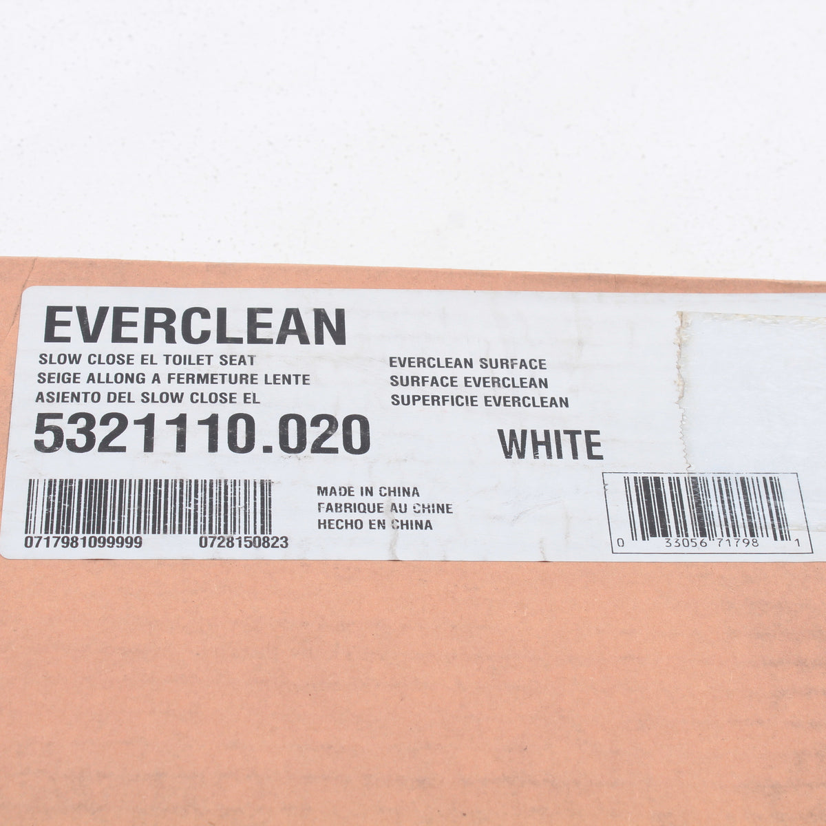 Everclean Toilet Seat, Quiet Slow Close 5321110.02