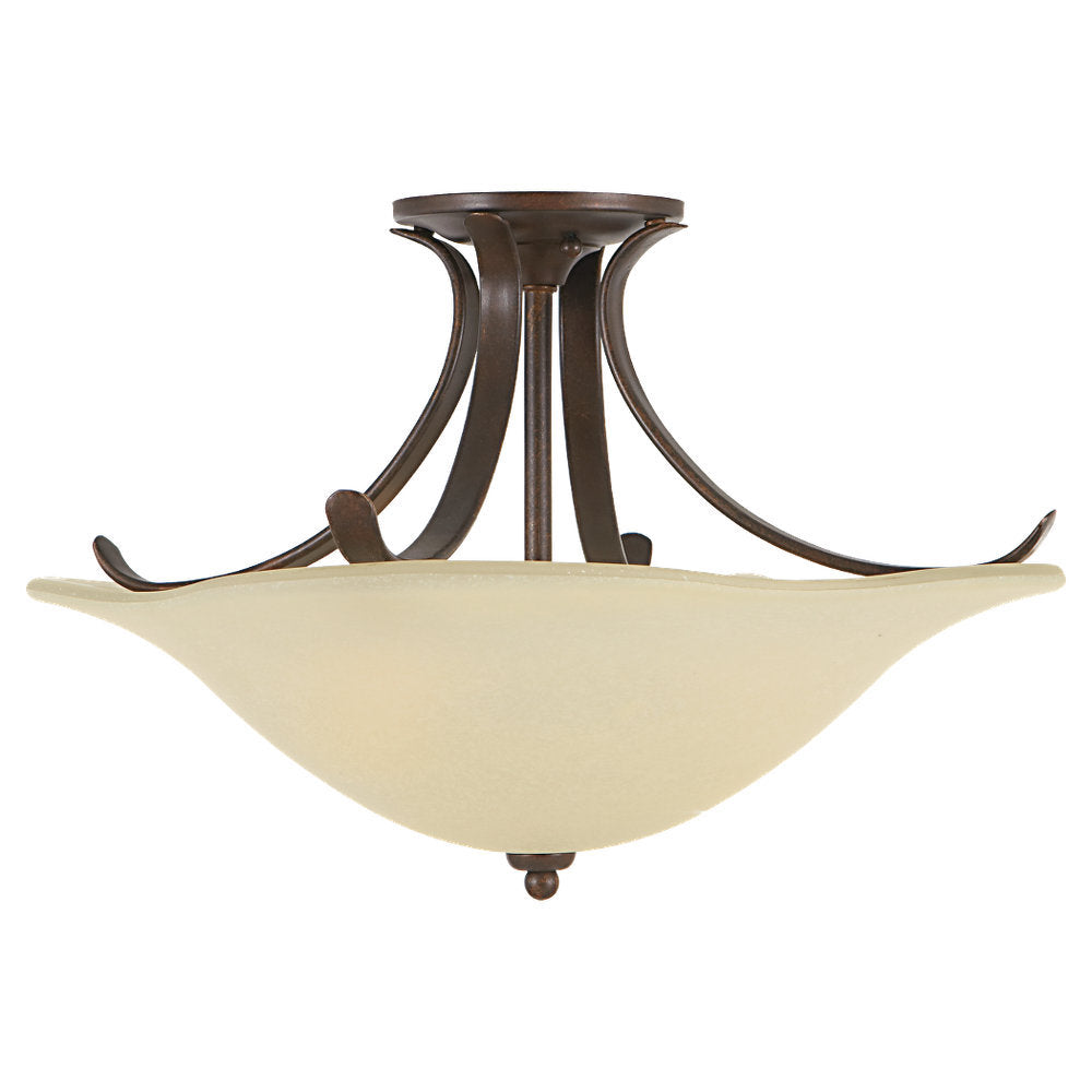 Feiss SF214GBZ MorningSide Collection Semi Flush Mount in Grecian Bronze