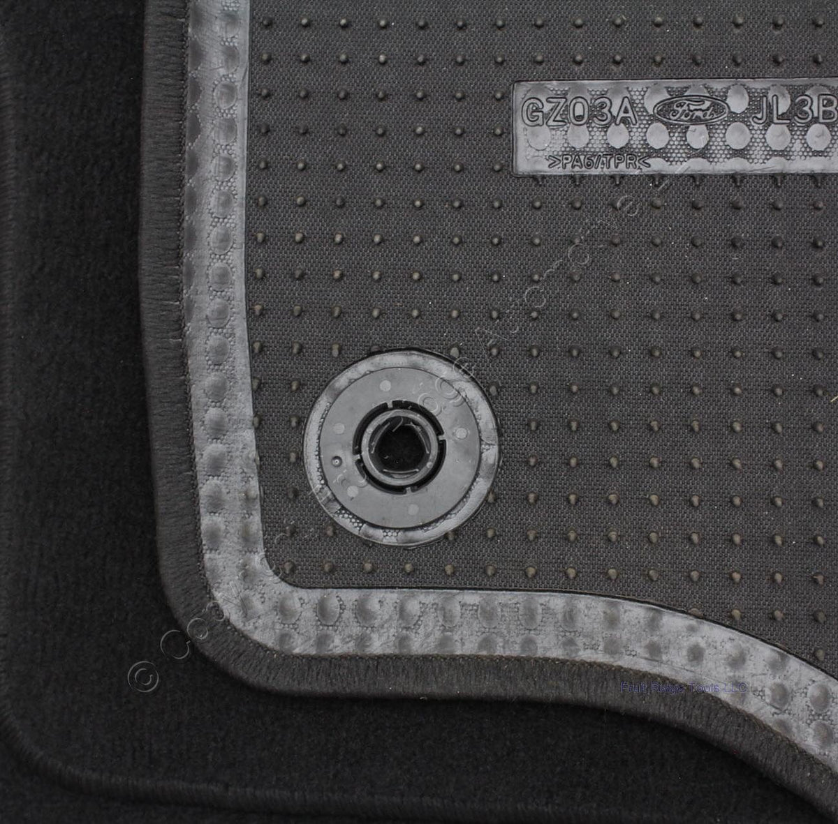 Ford OEM Black 4-Piece Set Floor Mats LHD 15oz for 2015-2020 Super Crew Cab F150