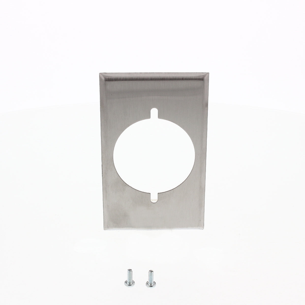 Garvin Industries GNSS1PO 1-Gang 2.125" Dia. Brushed Stainless Steel Wall Plate