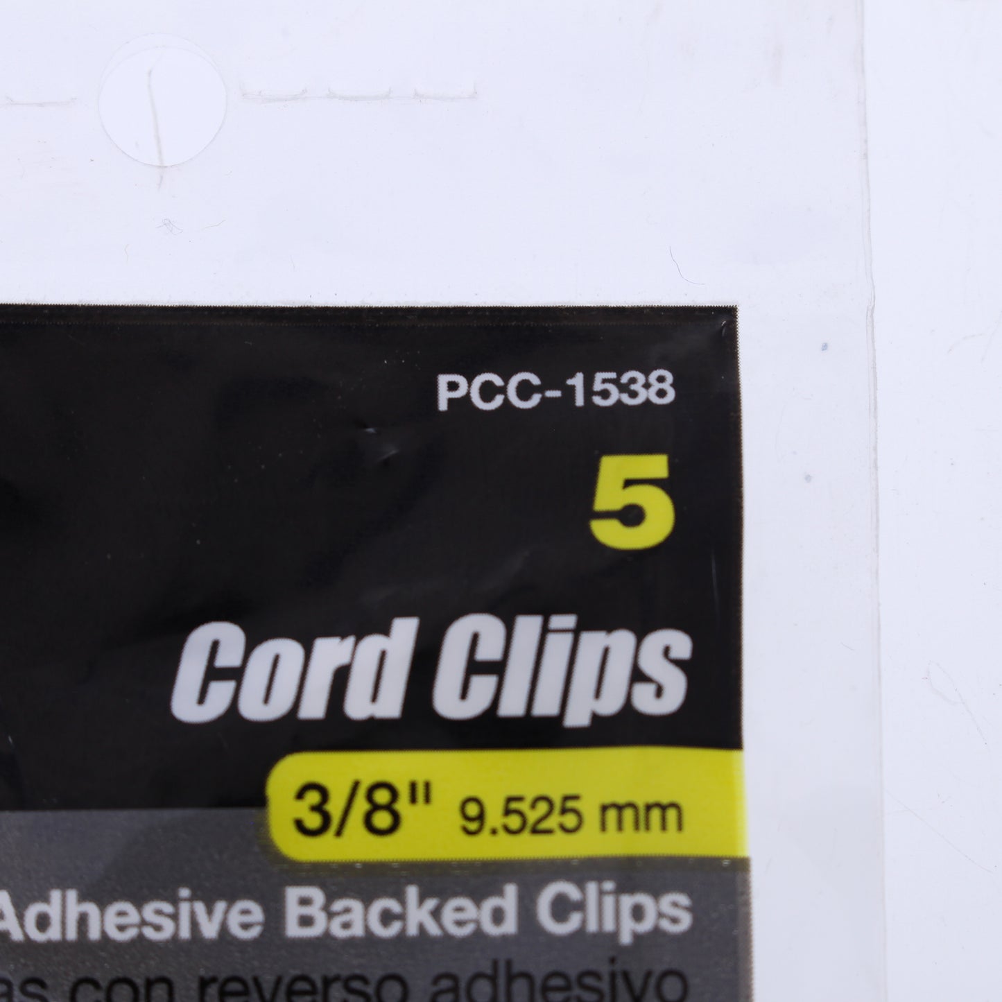 Gardner Bender PCC1538 Electrical Cord Clips 3/8" Adhesive Base