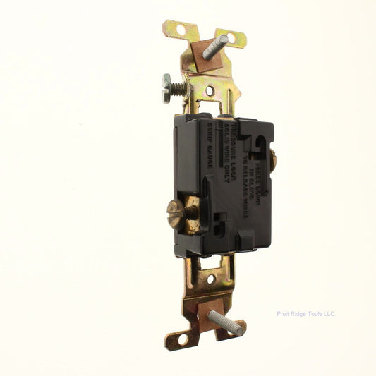 General Electric 5981-1GR Single Pole Grounding Switch 15A 120V Brown