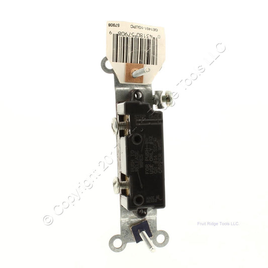 General Electric 1-Gang Brown Wiring Devices Single Toggle Switch