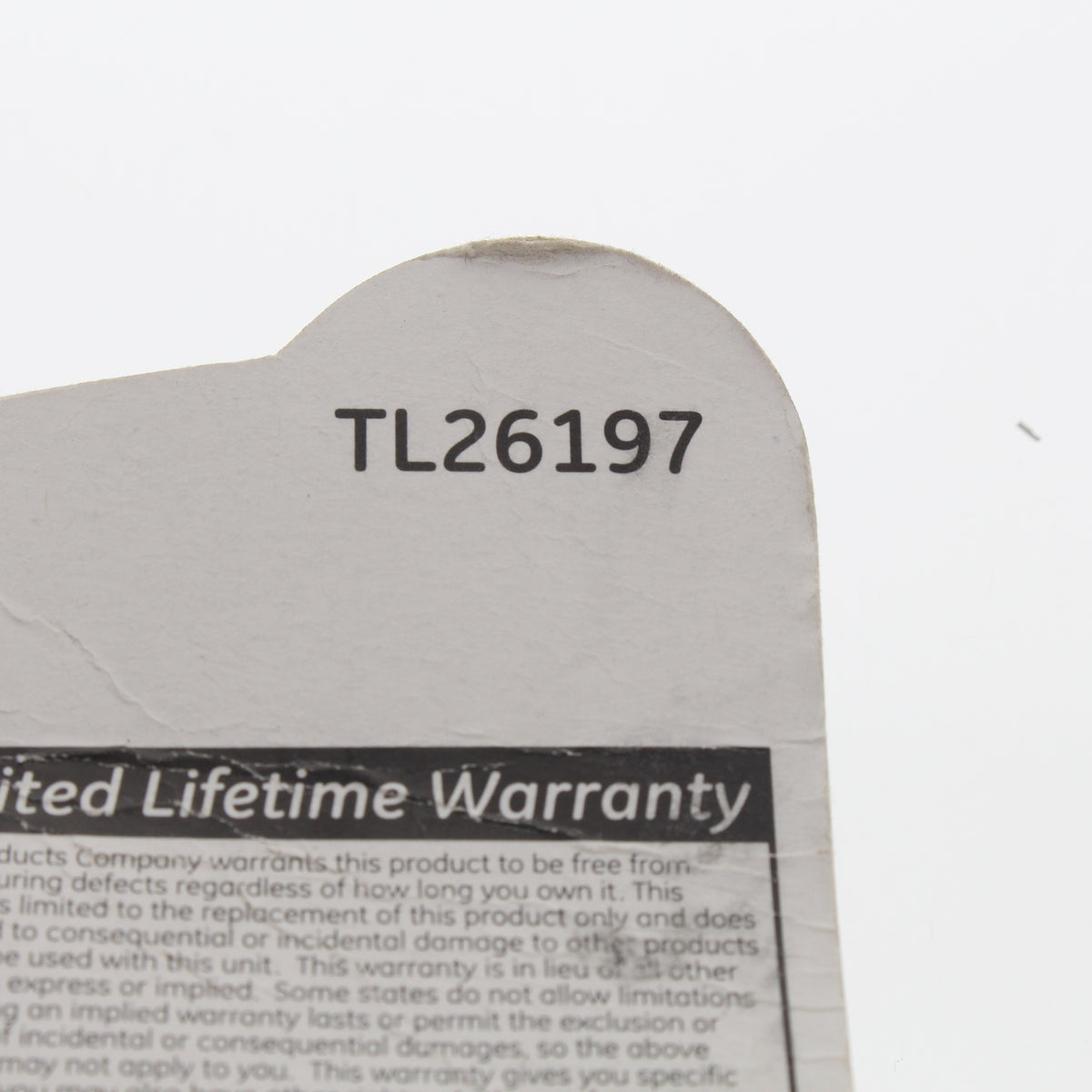 General Electric TL26197 White 4-Wire Jack Telephone Wallplate Cover