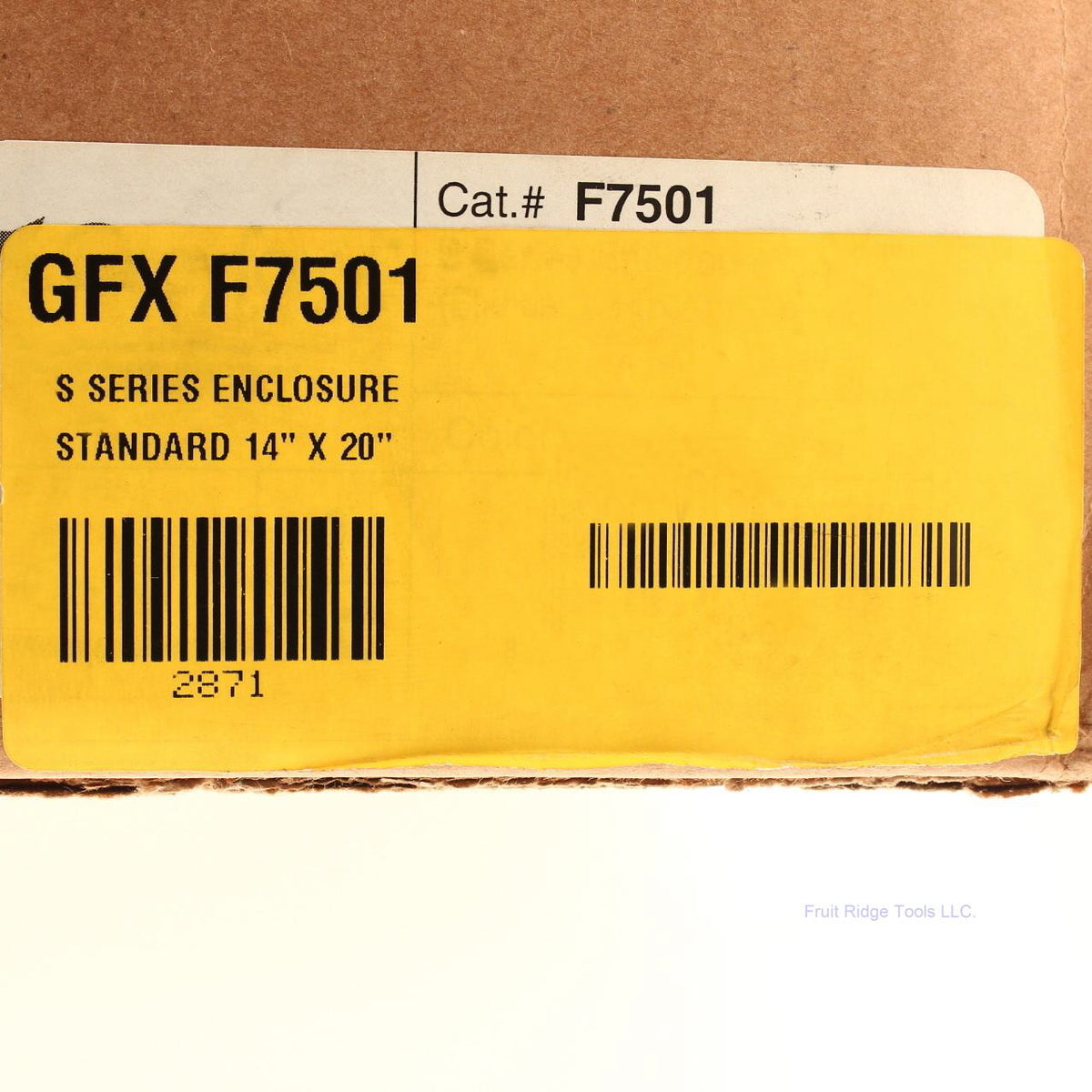 Grey Fox F7501 S Series White Network 14" x 20" Standard Enclosure No Cover