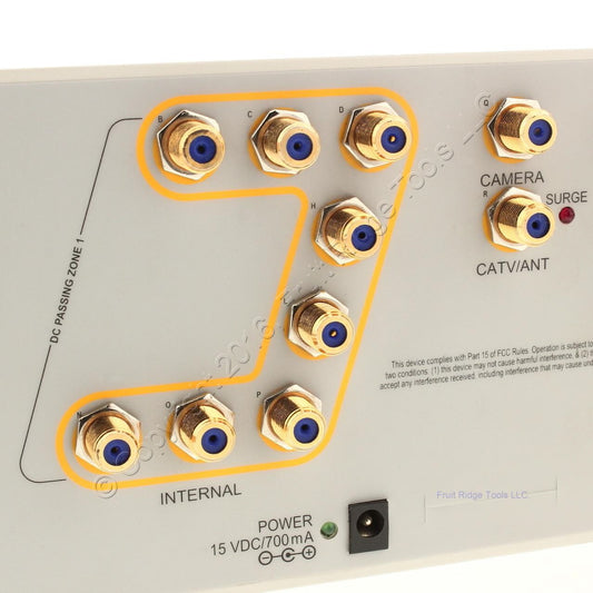 Greyfox Tech R1183 Camera CATV/ANT Surge Protection Coax Internal/External Zone