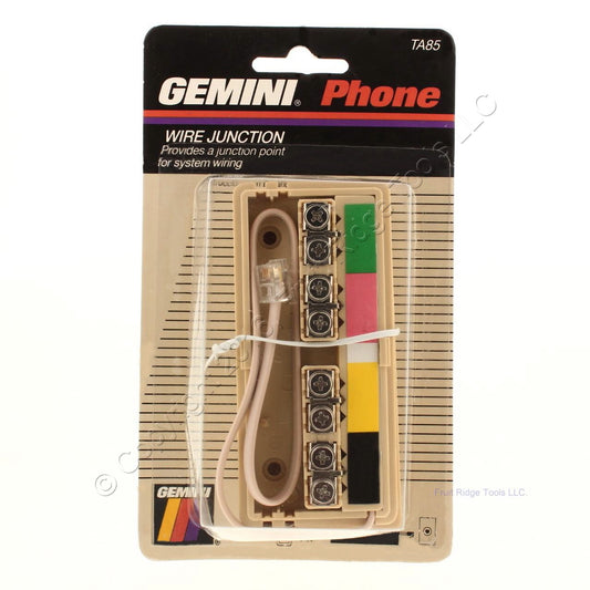 Gemini TA85 Ivory Phone Wire Junction Block