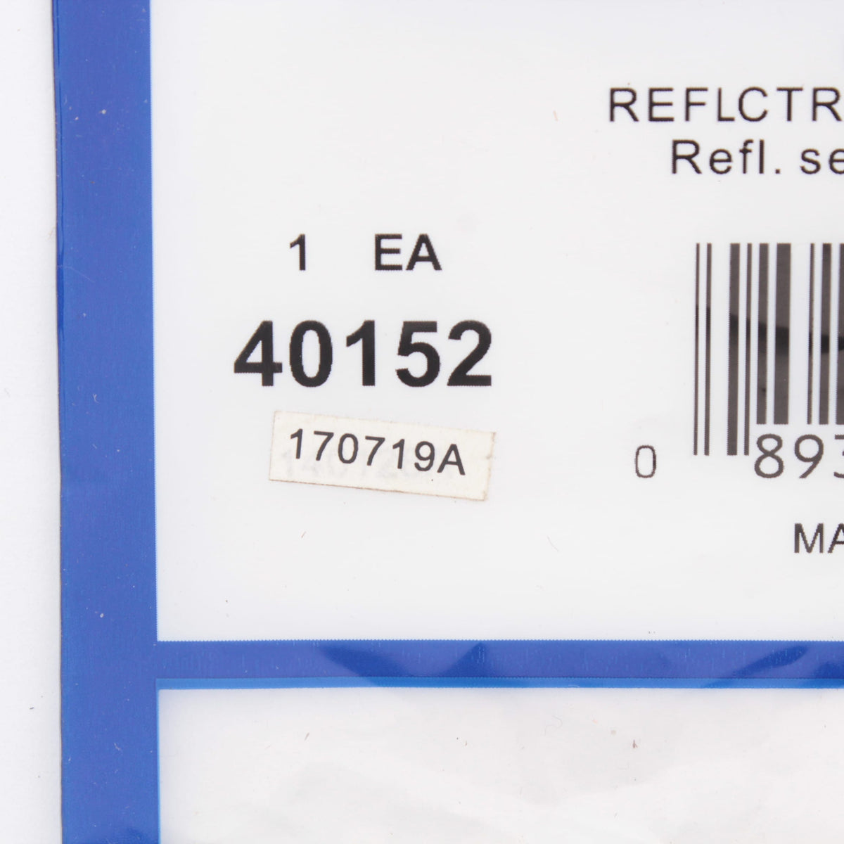 Grote 40152-3 Red 3.5" Stick-On Sealed Center-Mount Round Reflector Acrylic Lens