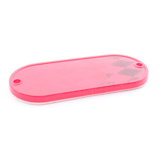Grote 41032 Red Stick-On Adhesive Oval Reflector 4-3/8" x 1-7/8"