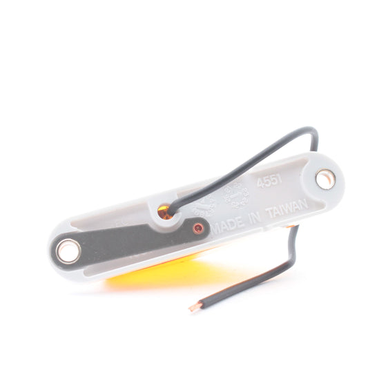 Grote 45513 Yellow Amber Clearance Marker Lamp w/Snap-On Peak Lens use #194 Bulb