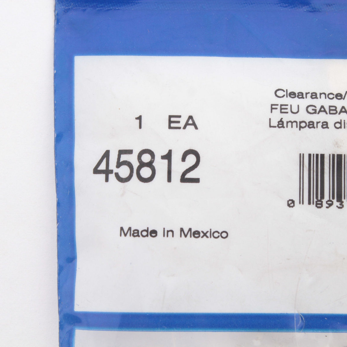 Grote 45812 Red 2.5" x 0.75" Round Clearance Marker Lamp Optic Lens 12V