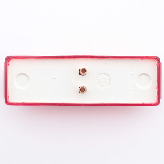 Grote 46742 Red 1.2" x 3.79" Clearance Marker Lamp 2-Bulb Male Pin Connection