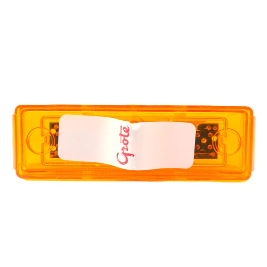 Grote 47493 Amber LED SuperNova Clearance Marker Light PC Rated 1.19" x 3.79"