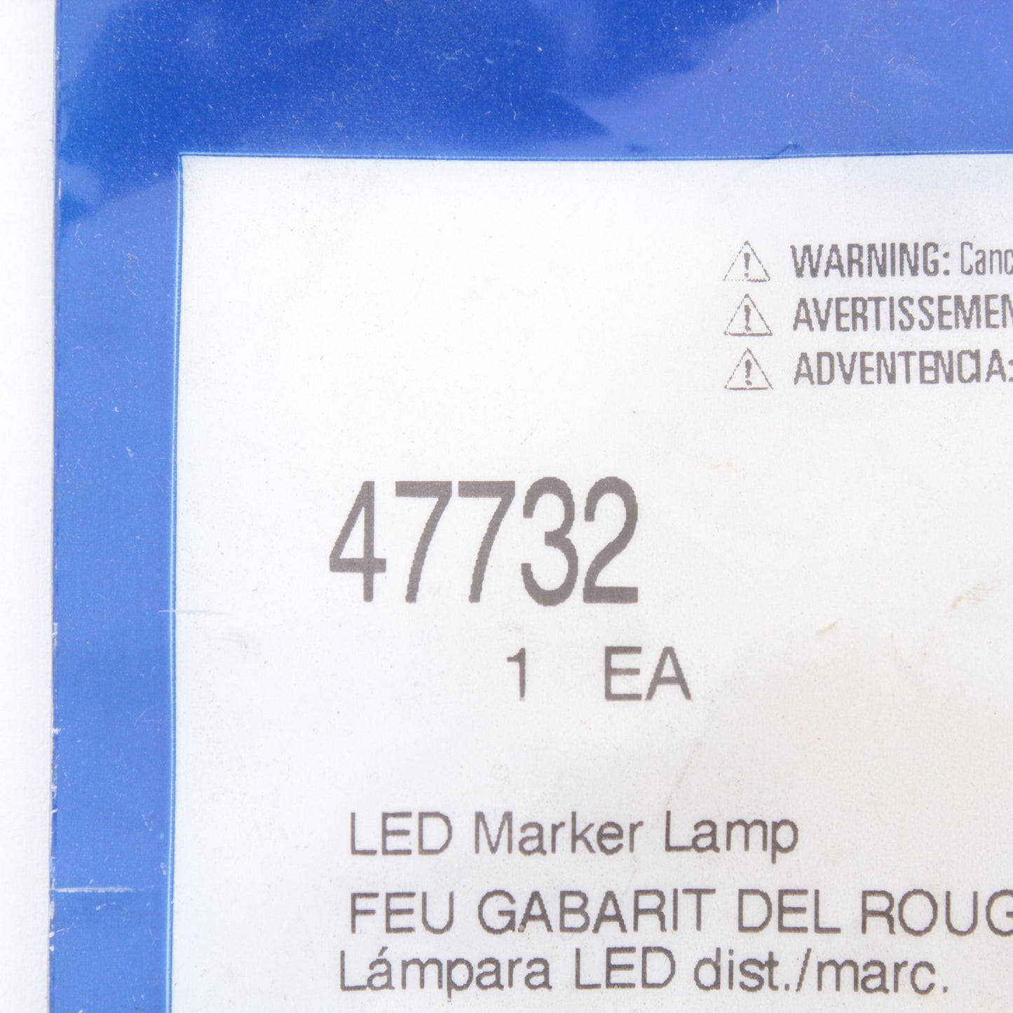 Grote 47732 Red 4.5" x 1-5/8" LED Rectangular Clearance Marker Side Light