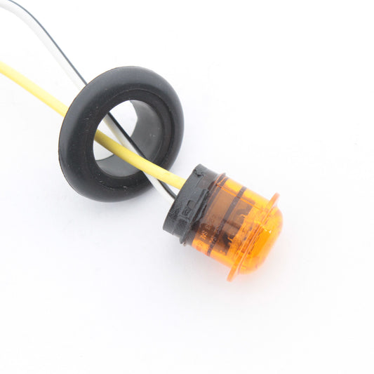 Grote 49263 Yellow MicroNova DOT LED Clearance Marker Lamp Multi-Volt 12-24V PC