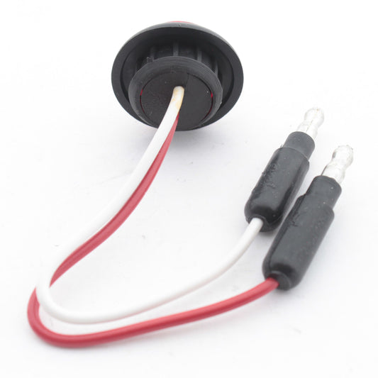Grote 49332 Red MicroNova 3/4" Round LED Marker Clearance Light Grommet PC Rated