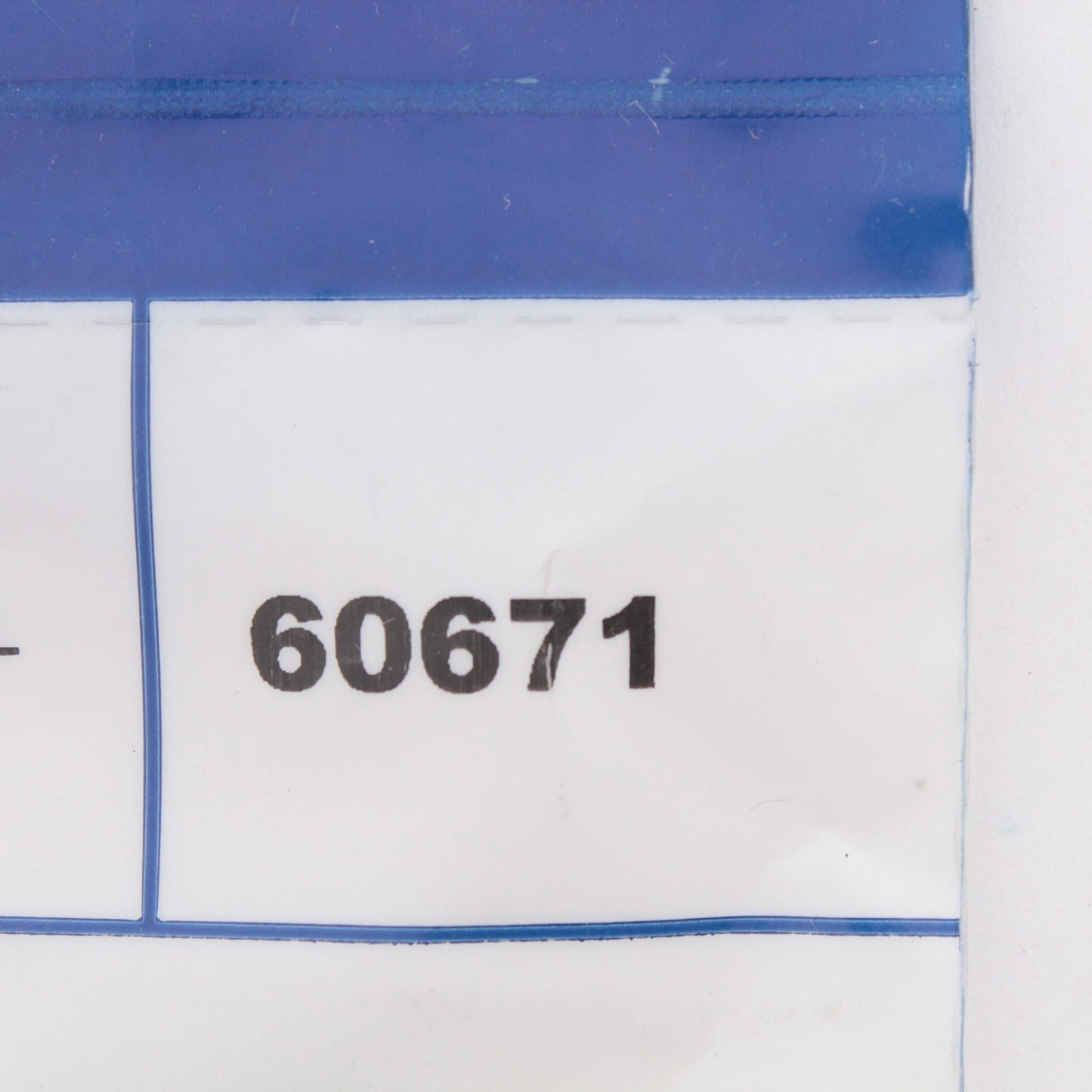 Grote 60671 Clear 2.6" x 1.181" LED License Lamp One-Piece Snap-Fit w/ 6" Leads