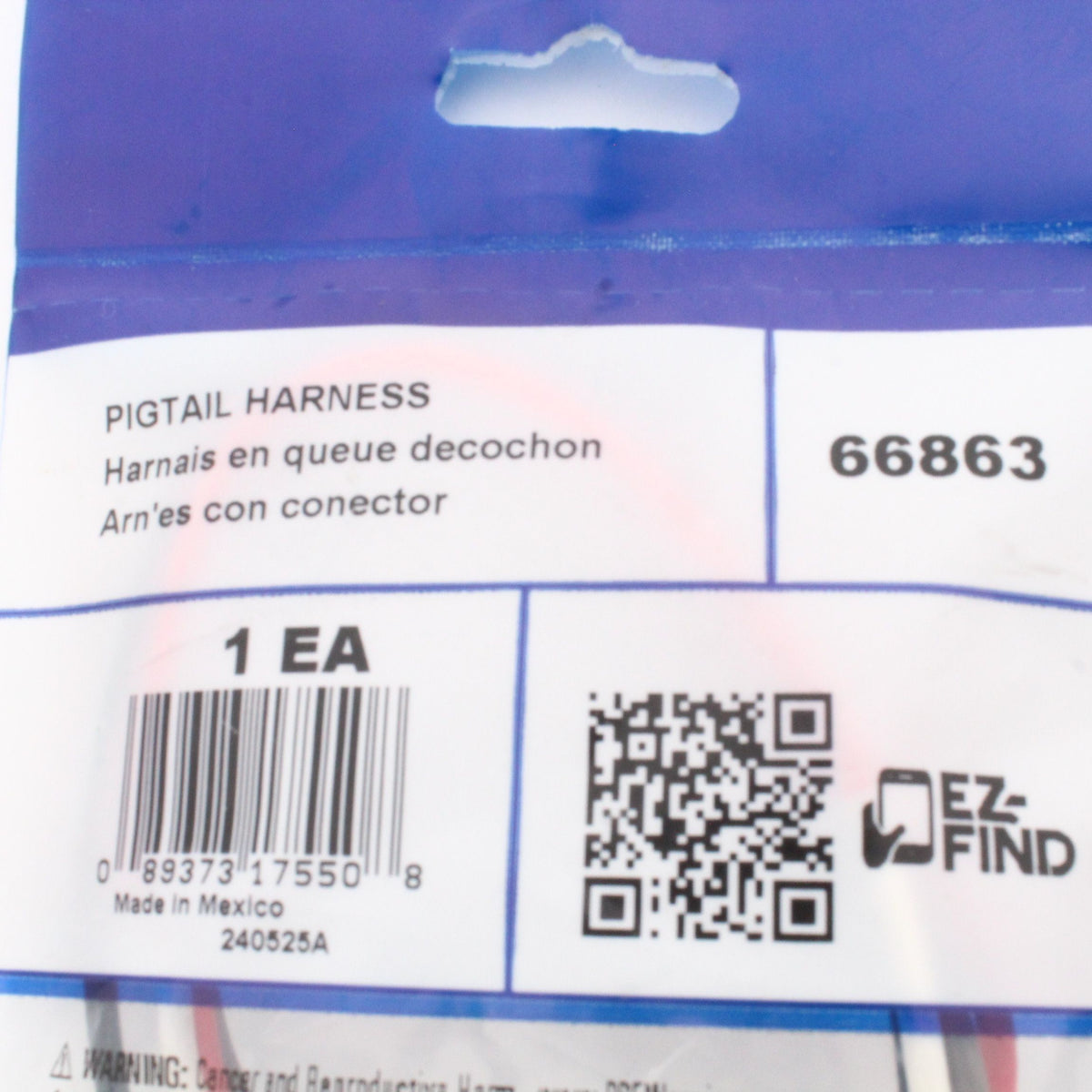 Grote 66863 10" Pigtail Converter Male Pin to 4-Pin Connector Combo Adapter