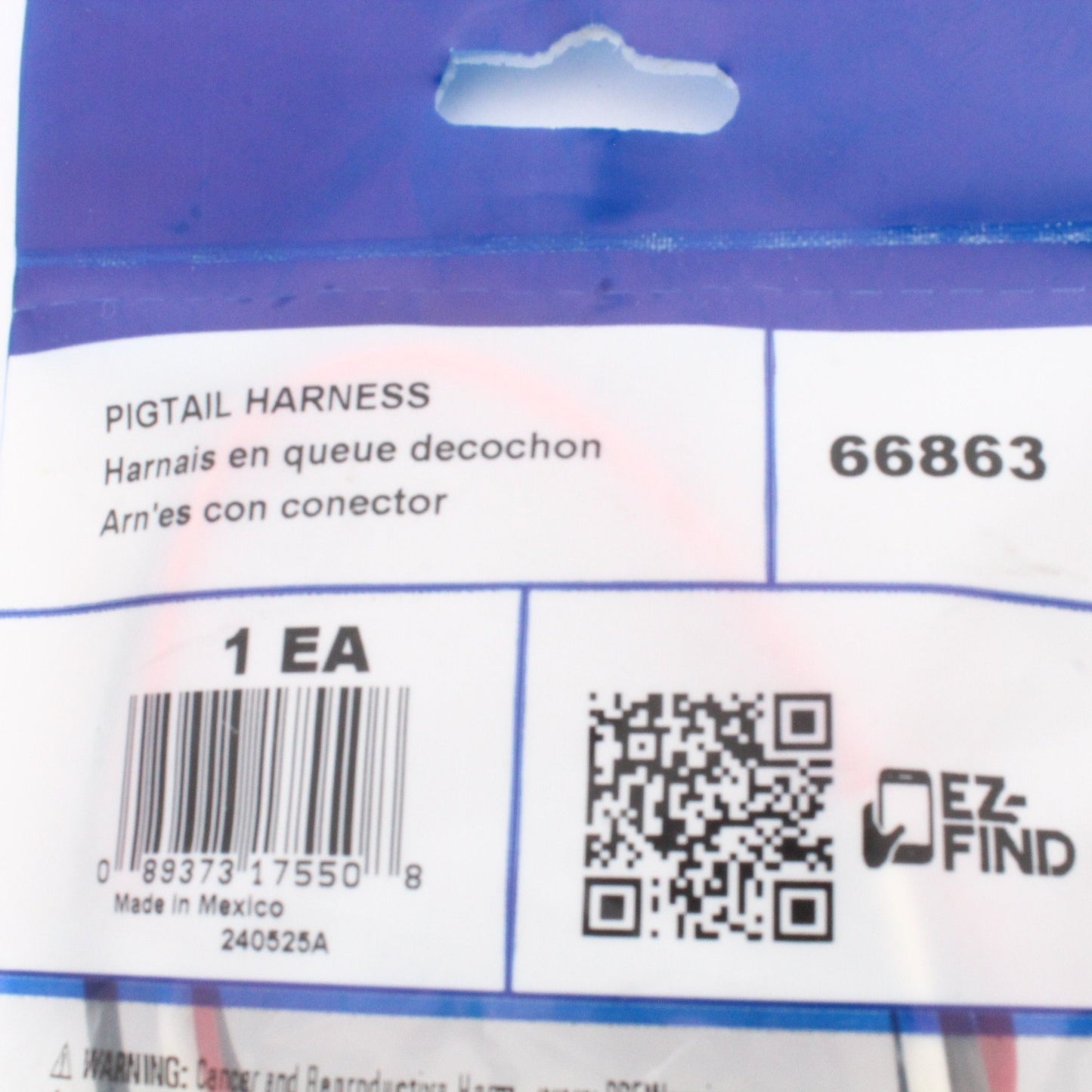 Grote 66863 10" Pigtail Converter Male Pin to 4-Pin Connector Combo Adapter