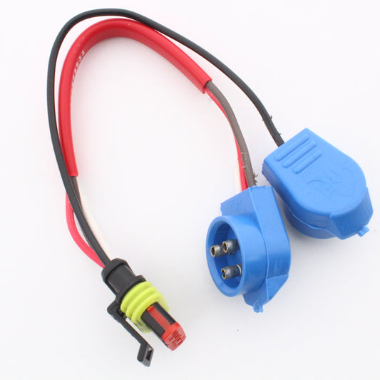 Grote 66863 10" Pigtail Converter Male Pin to 4-Pin Connector Combo Adapter