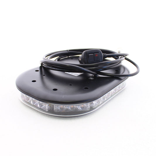 Grote 77803 LED Amber Magnetic Mount Light Bar 6.77" x 9.76" x 1.46" Low Profile