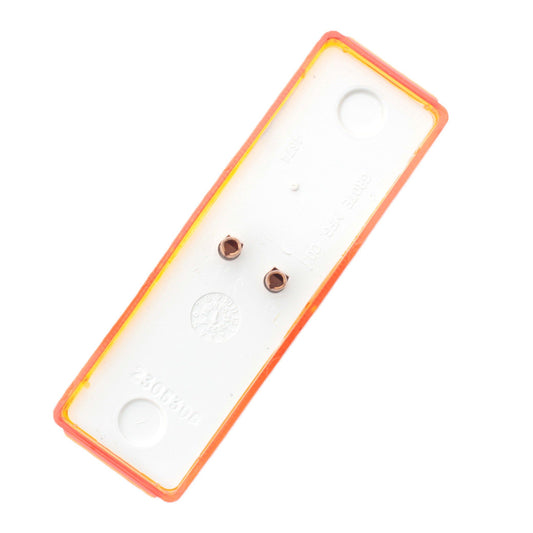 Grote 78393 Yellow 1.2" x 3.79" Rectangular PC Rated ABS Clearnance Marker Lamp