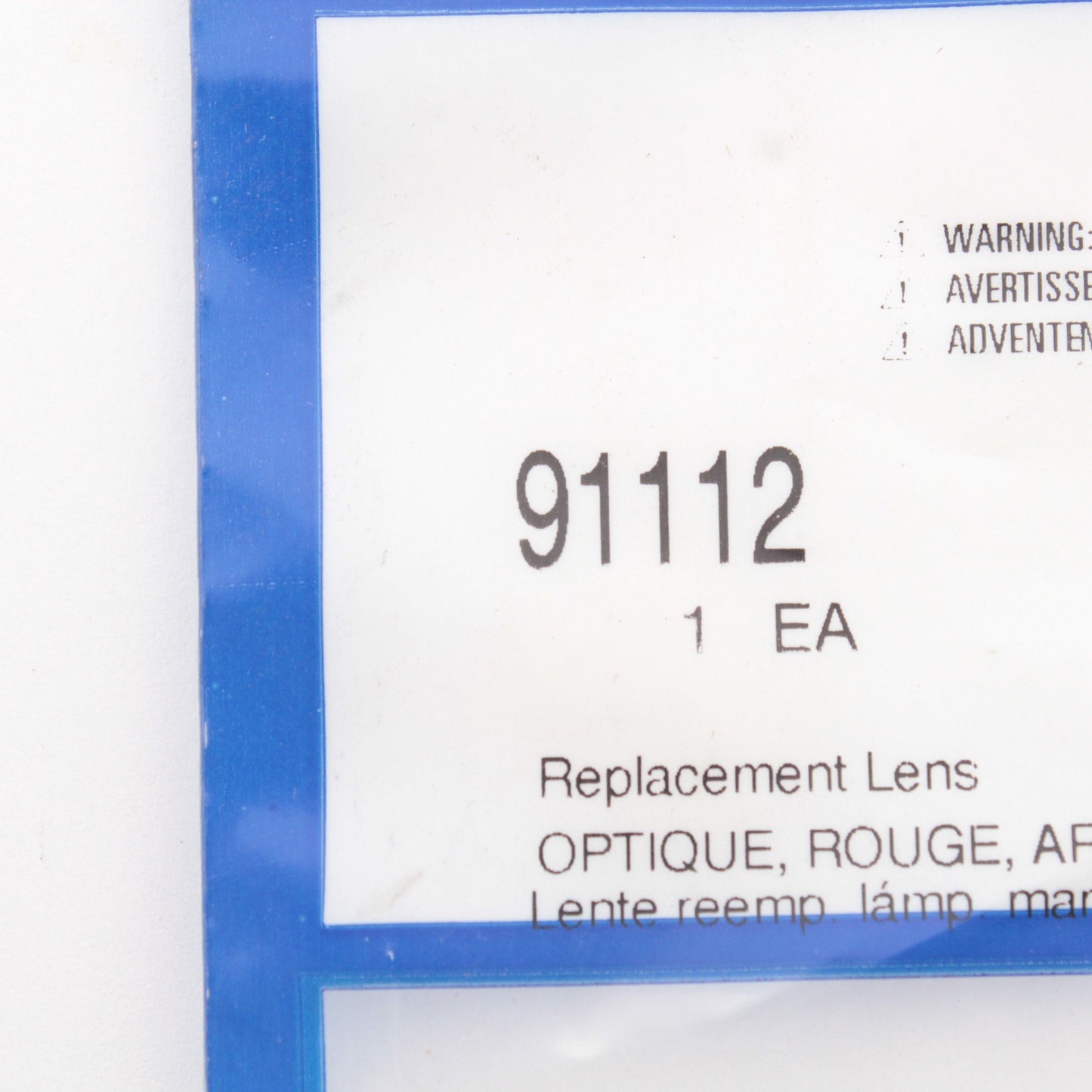 Grote 91112 Red 2.84" x 2.08" Light Duty RV Marine Utility Trailer Lighting Lens