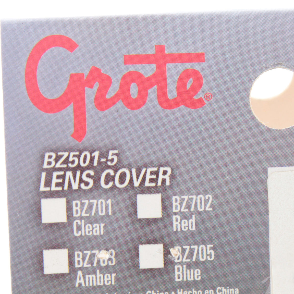 Grote BZ501-5 BritZone White LED Work Light Lens Cover