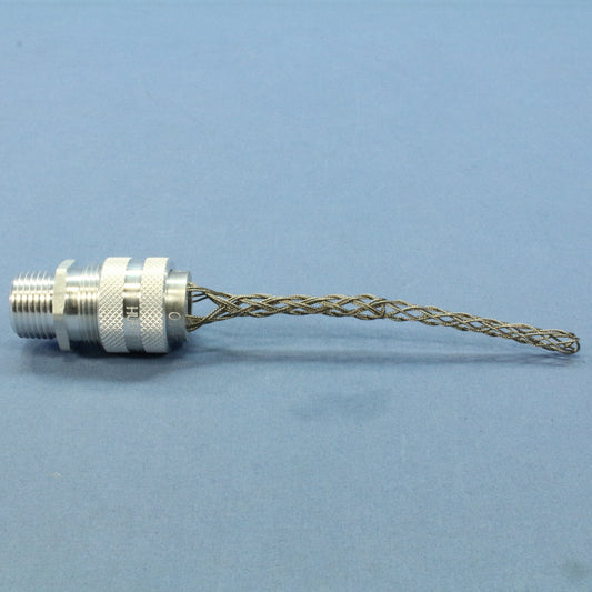 Hubbell Liquidtight Deluxe Cable Grip .25-.375" Cord 1/2" NPT Stainless 07401006