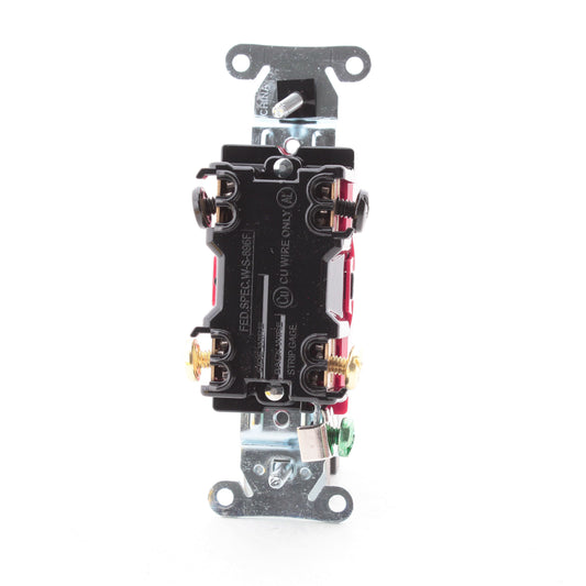 Hubbell Bryant 1224GY 4-Way Gray 20A Toggle Light Switch 20A 120/277V Industrial