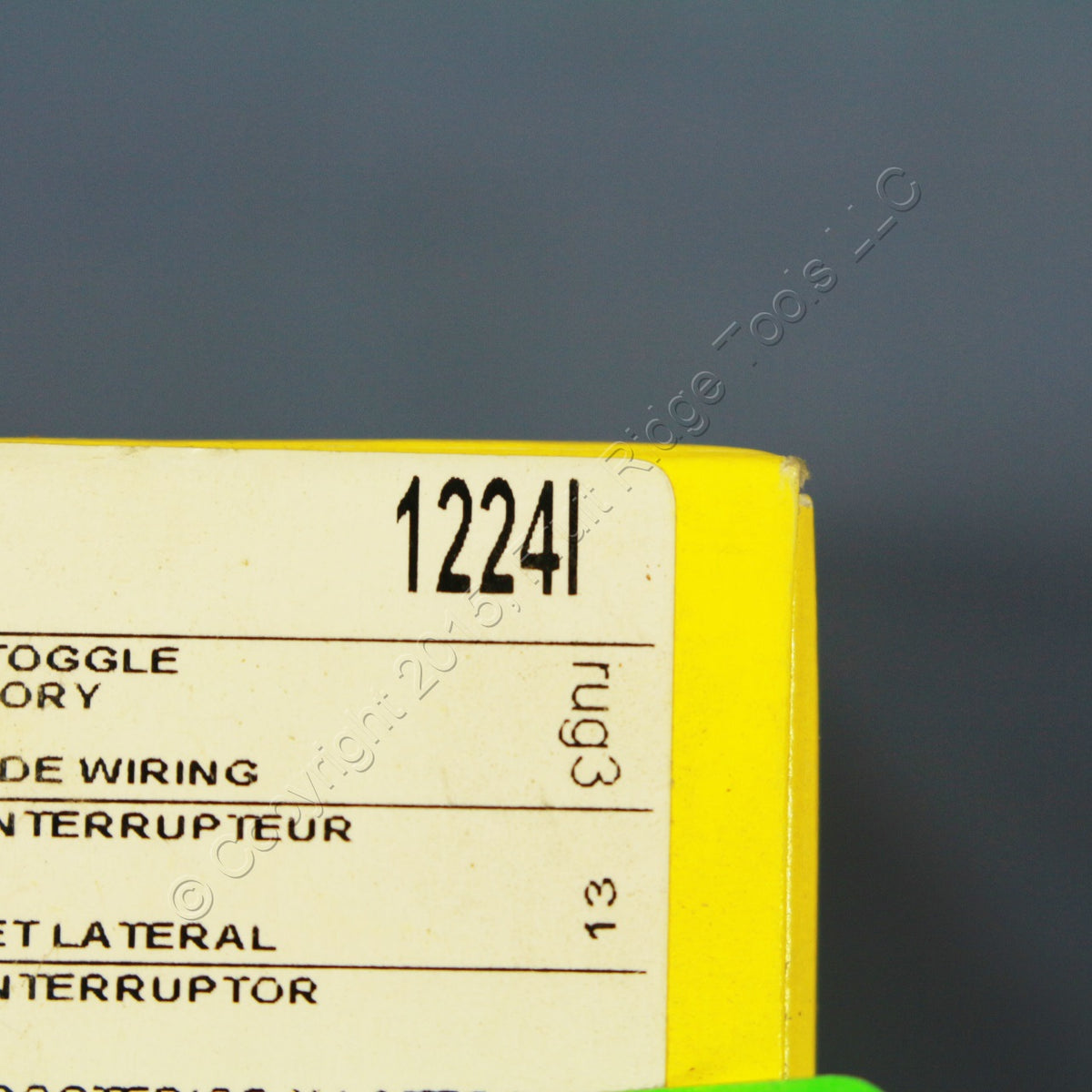 Hubbell Bryant 1224I Ivory Industrial 4-WAY Toggle Light Switch 20A 120/277V