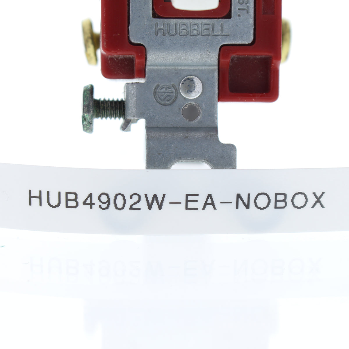 Hubbell 4902W White Industrial Grade Double Pole Toggle Switch 20A 120/277V