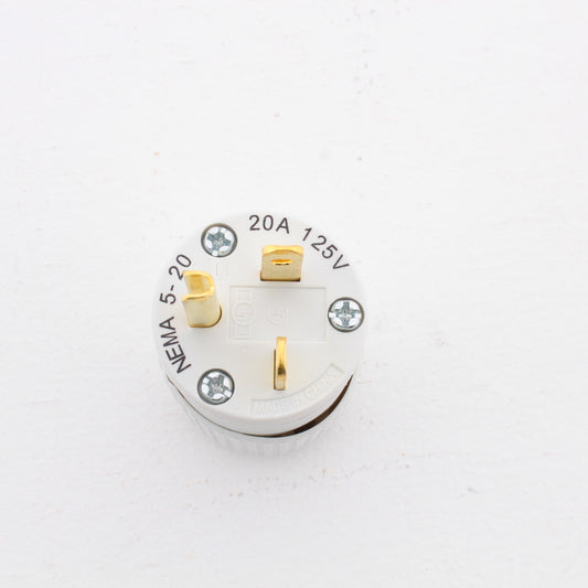 Hubbell Hospital Grade Straight Blade Plug 2P3W Nema 5-20R 20A 125V 520HSP