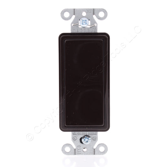 Hubbell 9803 Brown Commercial Grade Rocker Light Switch 3-Way 15A 120/277V