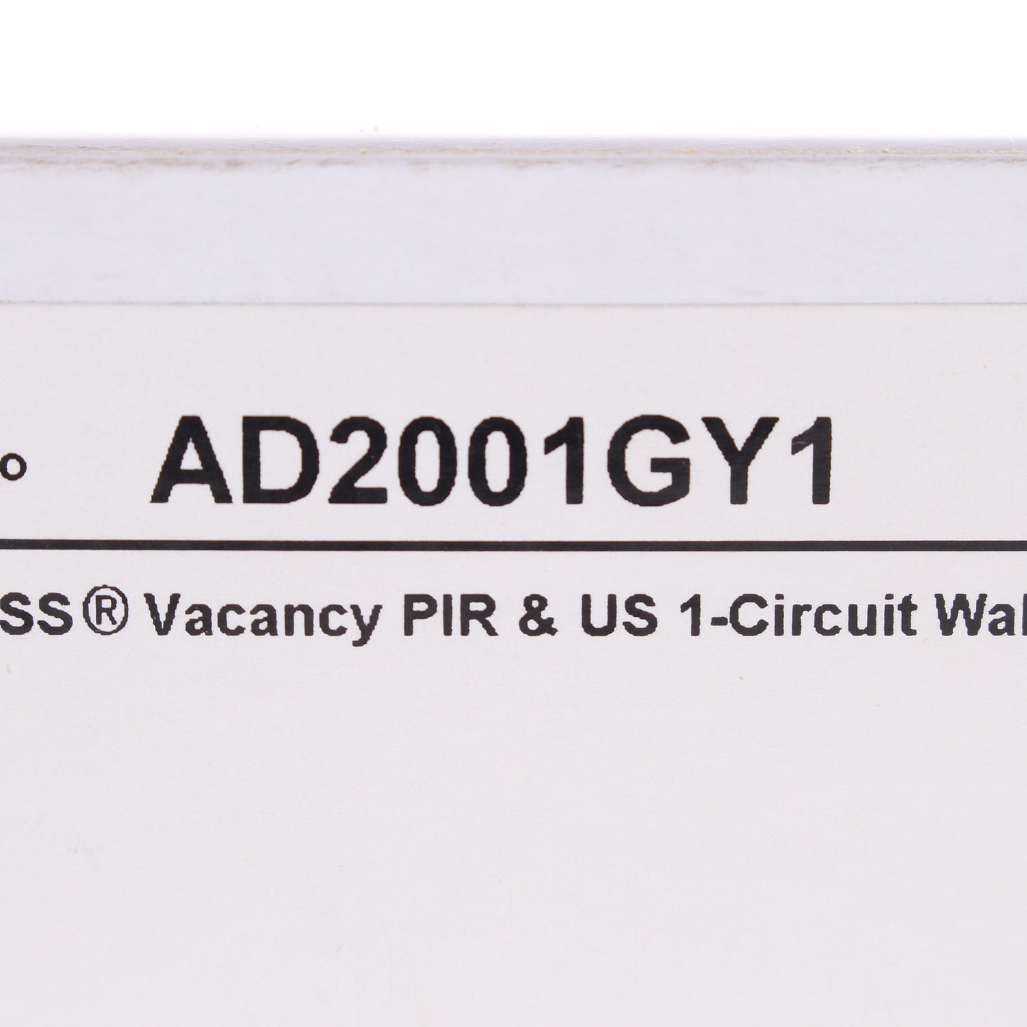 Hubbell Gray Vacancy Sensor Switch Adaptive PIR/US 120/277V 1000ft² AD2001GY1