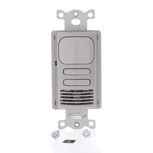 Hubbell AD2001GY22 Gray Vacancy Sensor Switch Adaptive PIR/US 2 Circuit