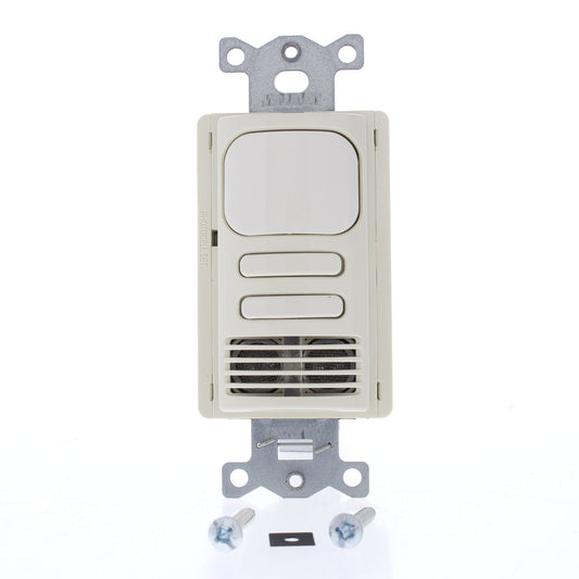 Hubbell AD2001LA22 Lt Almond Vacancy Sensor Switch Adaptive PIR/US 2 Circuit