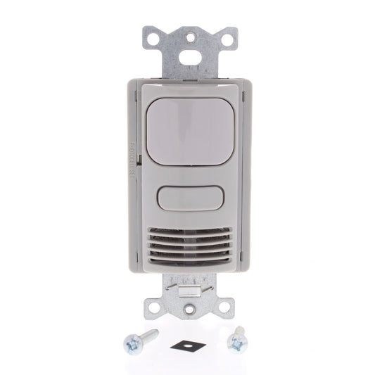 Hubbell AD2241GY1 Gray Vacancy Sensor Switch Low Voltage Adaptive PIR/US 24VDC