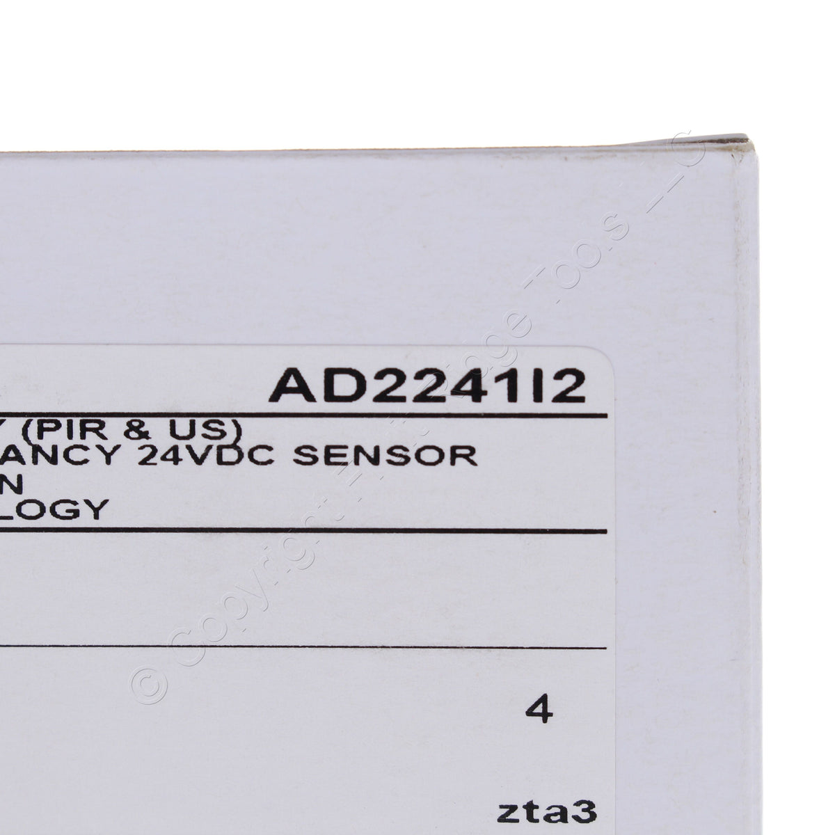 Hubbell AD2241I2 Ivory Vacancy Sensor Switch Low Voltage PIR/US 2-Circuit 24VDC