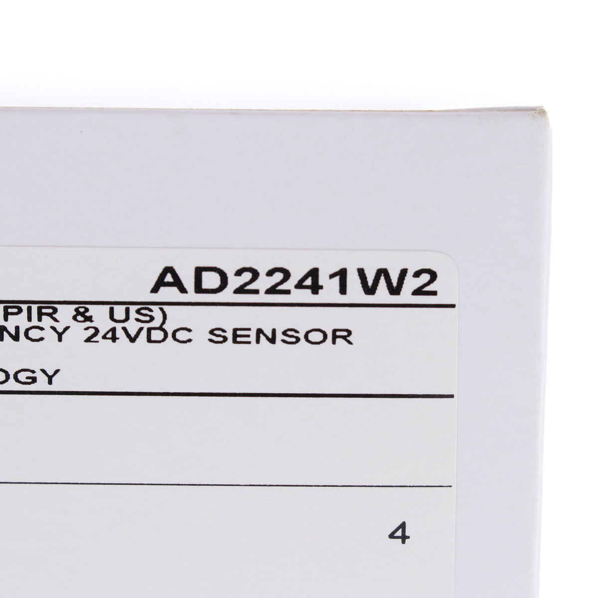 Hubbell AD2241W2 White Vacancy Sensor Switch Low Voltage PIR/US 2-Circuit 24VDC