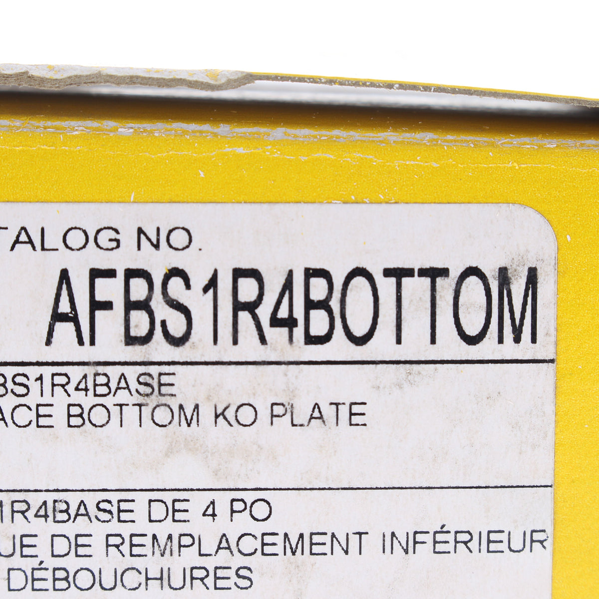Hubbell AFBS1RBOTTOM Replacement 4" Base w/Knockouts for AFBS1R4BASE Floor Box