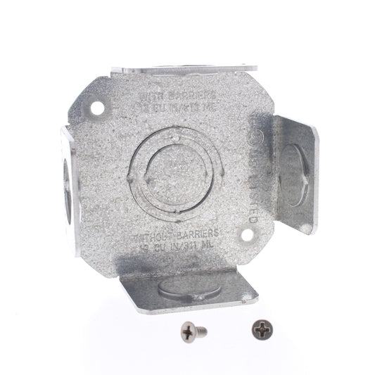 Hubbell AFBS1RBOTTOM Replacement 4" Base w/Knockouts for AFBS1R4BASE Floor Box