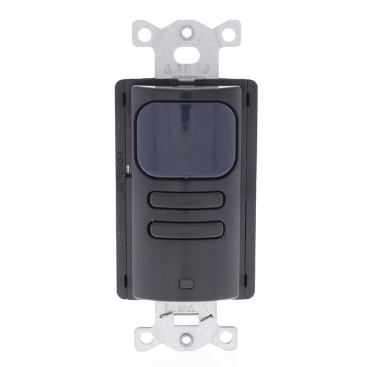 Hubbell AP2000BK2 Black Occupancy Sensor Switch Adaptive PIR 2-Circuit 120/277V