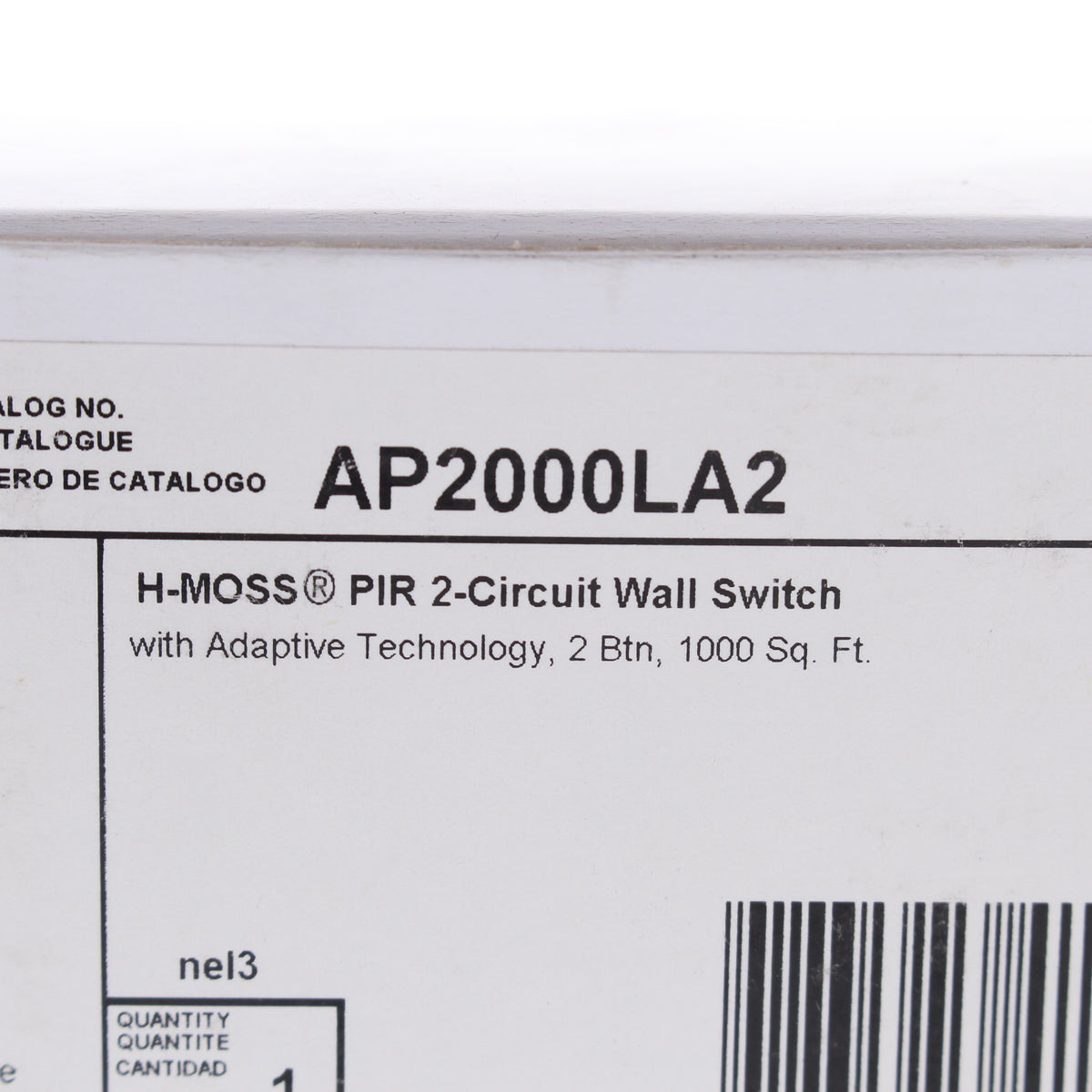 Hubbell AP2000LA2 Lt Almond Occupancy Sensor Switch Adaptive PIR 2-Circuit