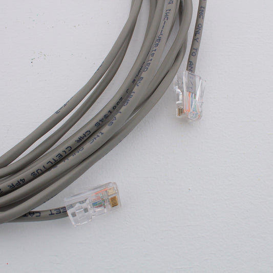 Hubbell Double End Phone Jumper Cord 4 Pair 8 Position 15Ft RJ45 BMD04P24J15DE