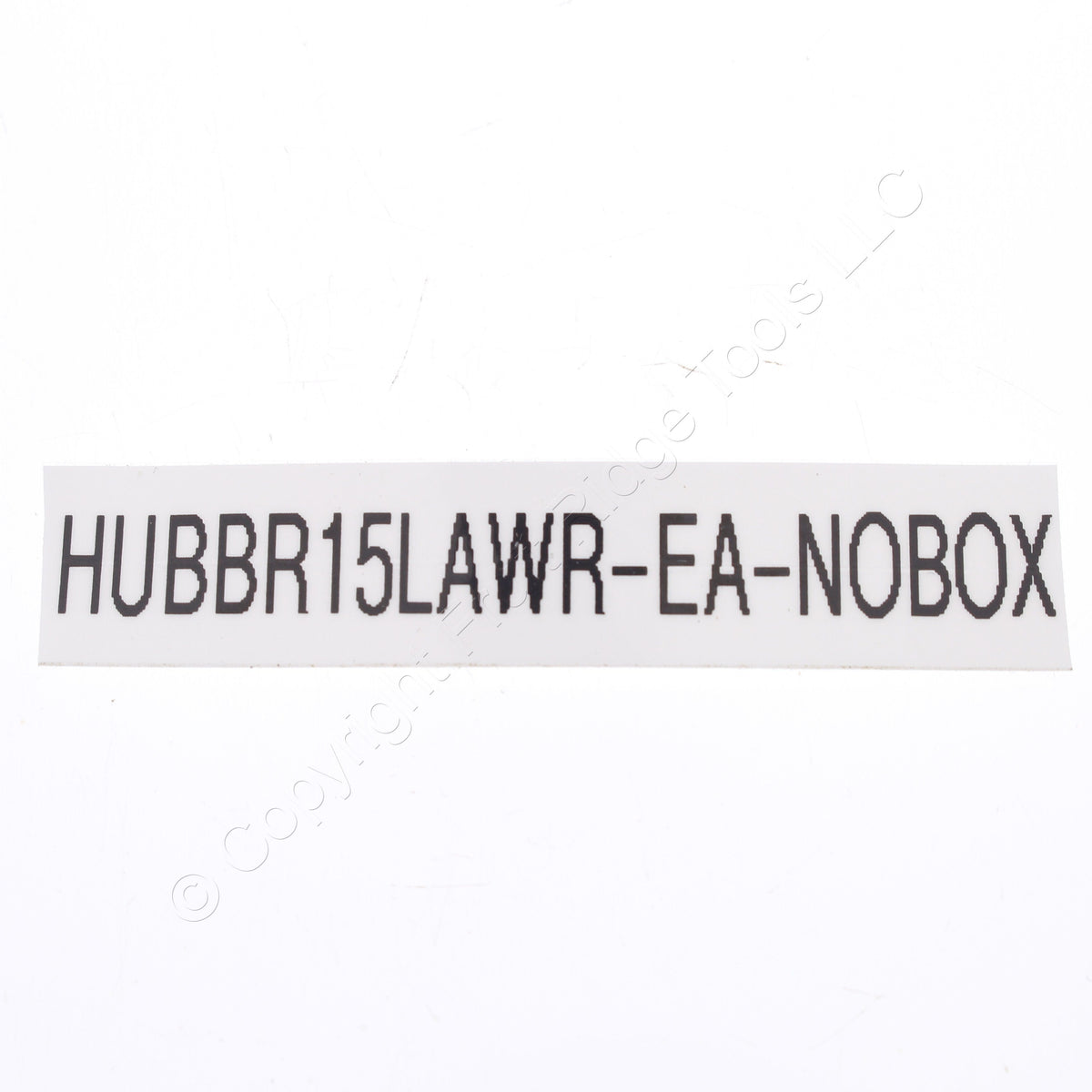 Hubbell Light Almond Commercial Weather Resistant Receptacle 15A 125V BR15LAWR