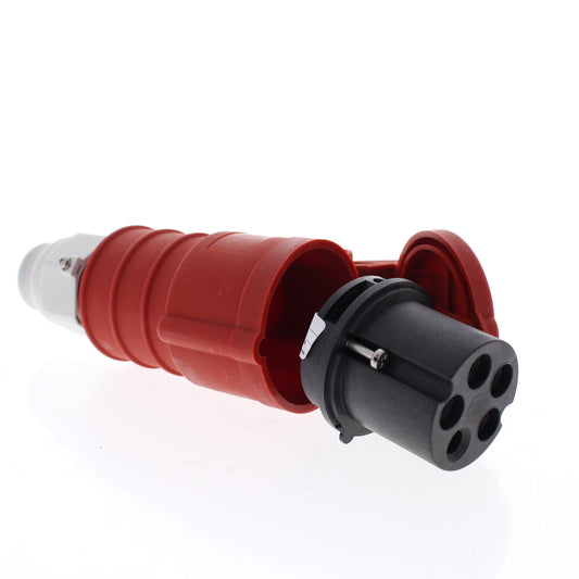 Hubbell Red Pin & Sleeve Connector C-Series LC 3� 20A 200-415V 4P5W C520C6SLC