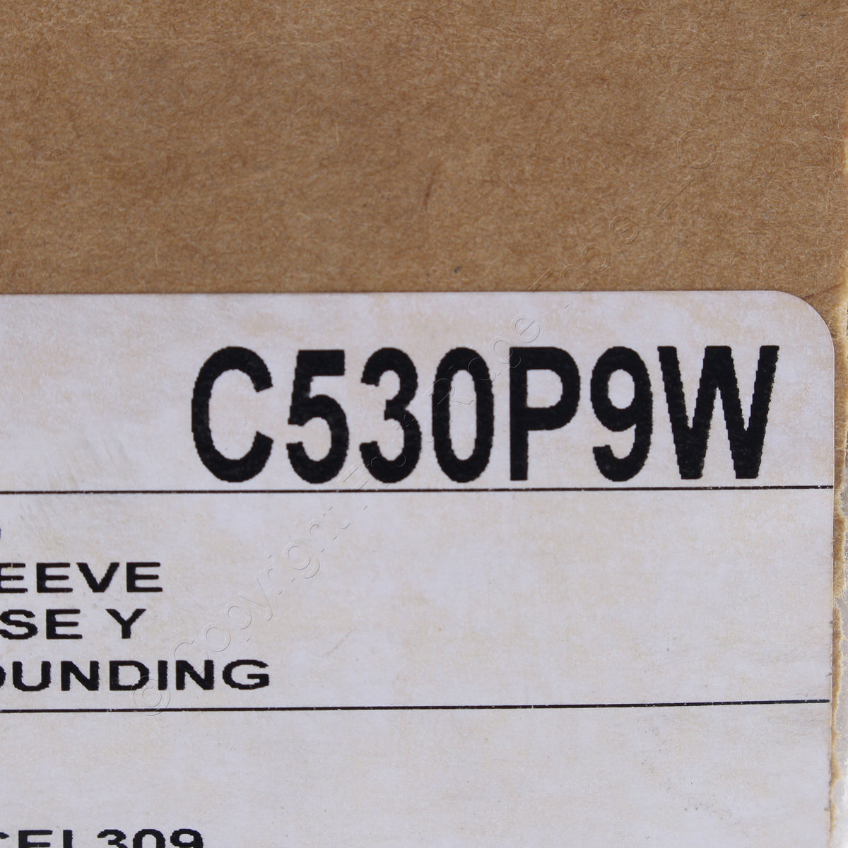 Hubbell C530P9W Watertight IEC 309 Pin & Sleeve 30A Male Plug 120/208V 3ØY 4P5W