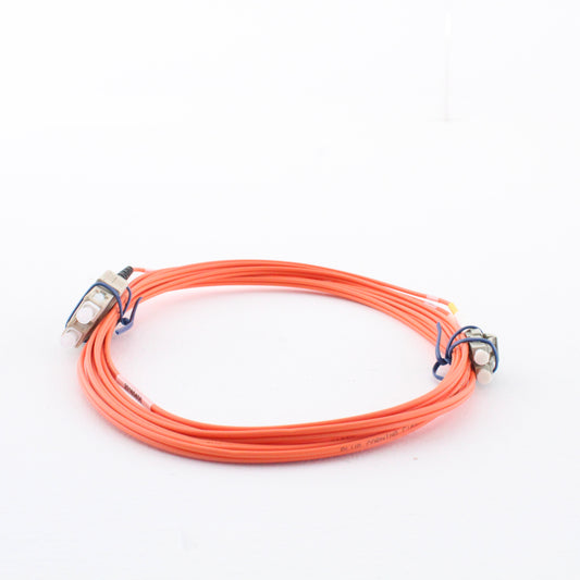 Hubbell Fiber Optic Patch Cord Plenum OM2 Cable Duplex MM LC-SC 3m DFPCLCSCD3MM